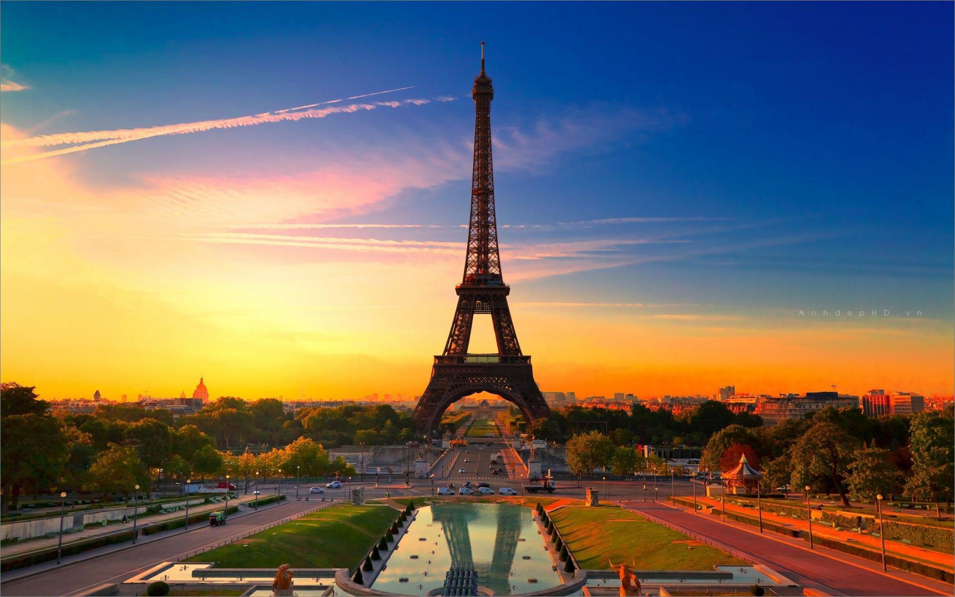 200 Tranh Tháp Eiffel Treo Tường Tráng Lệ Nhất  Tranh AmiA