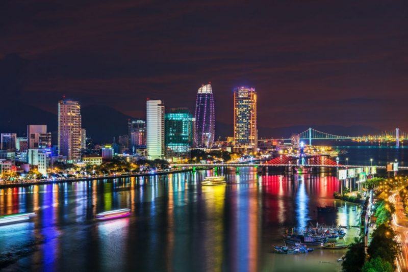 Hình ảnh thành phố Đà Nẵng về đêm