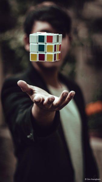 Hình ảnh của Rubik giấy bay Khối Rubik