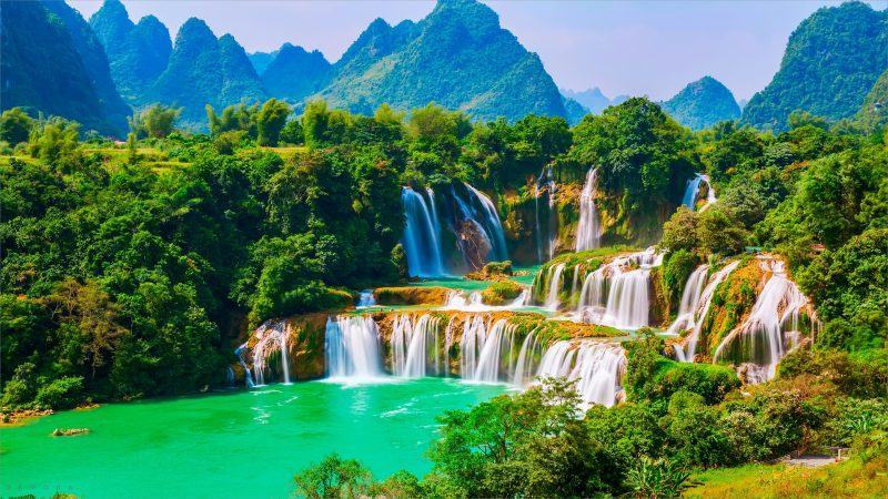 Hình ảnh thiên nhiên thác nước Việt Nam đẹp
