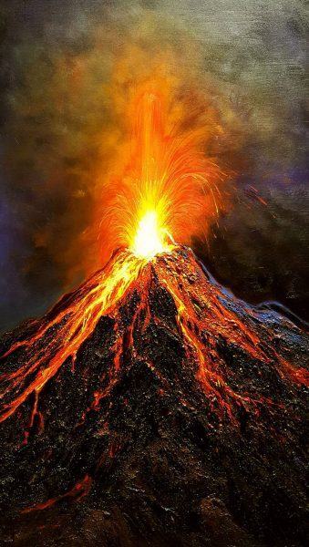 hình ảnh núi lửa