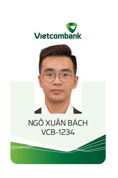 Mẫu thẻ nhân viên ngân hàng