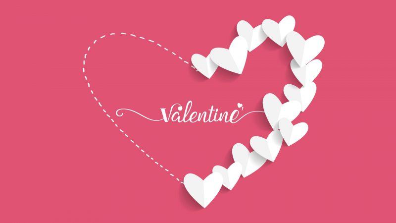 trái tim valentine màu hồng đẹp nhất