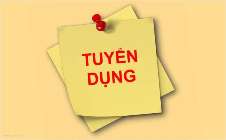 Hình Ảnh Tuyển Dụng Đẹp, Dễ Thương, Rất Chuyên Nghiệp