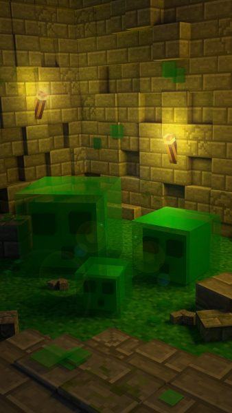 Hình ảnh minecraft trong hầm tối