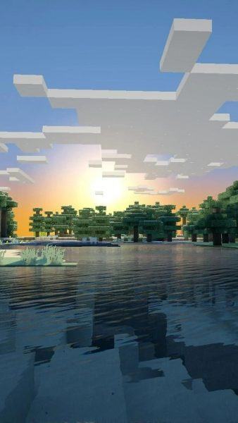 Hình ảnh phong cảnh thiên nhiên minecraft