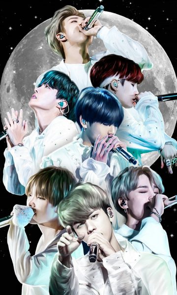 Ảnh fanart BTS hát