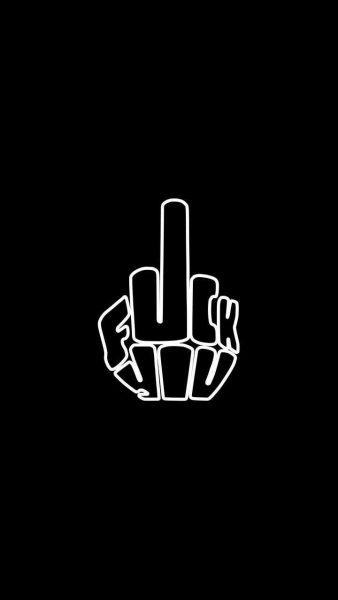 Cool Middle Finger Wallpaper