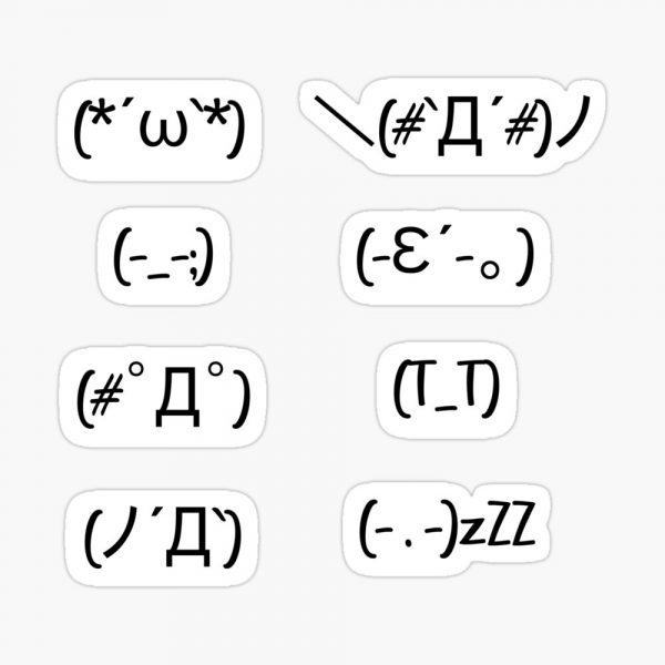 Emoji Nhật Bản - Kaomoji dễ thương với nhiều biểu cảm