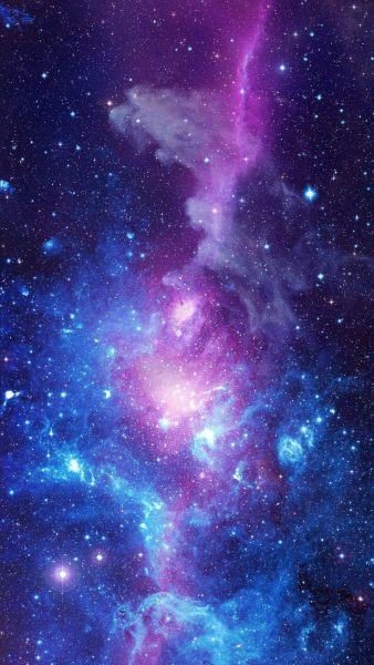 ảnh galaxy dải ngân hà dài tím