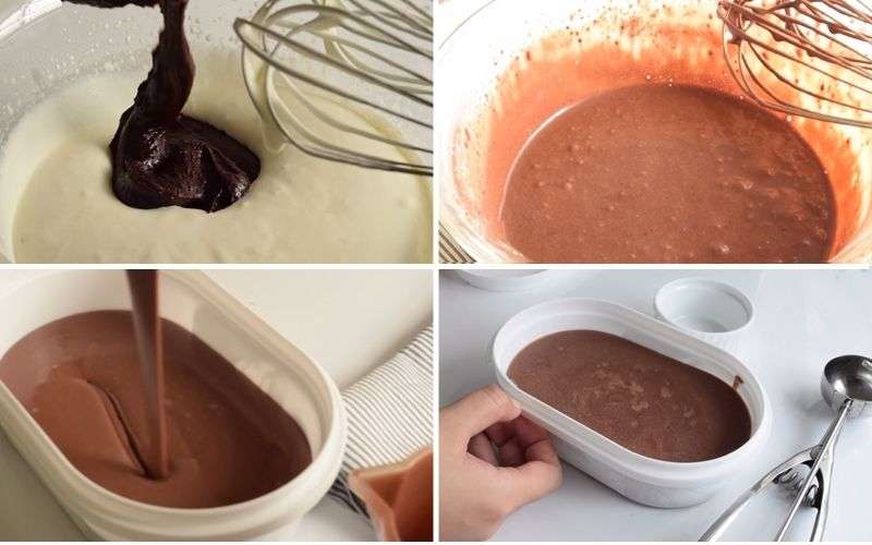 cách làm kem socola 10 vị