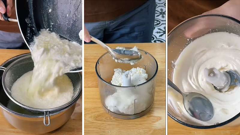 Cách làm kem phô mai 5