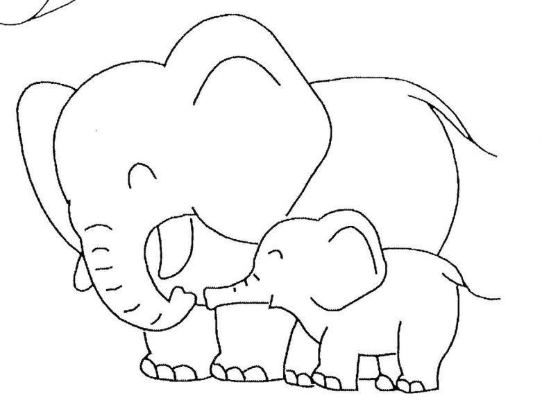 Phim hoạt hình voi mẹ chơi với con