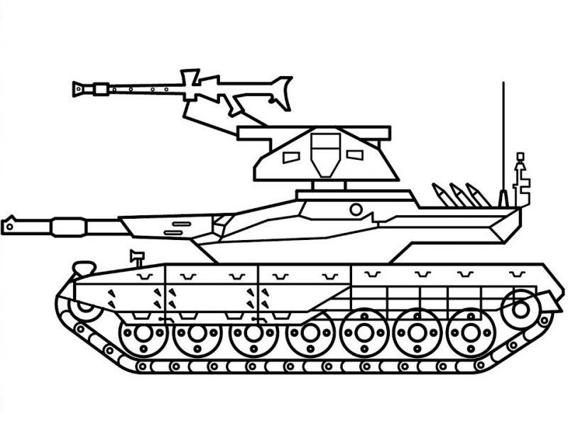 Bản vẽ xe tăng và pháo binh