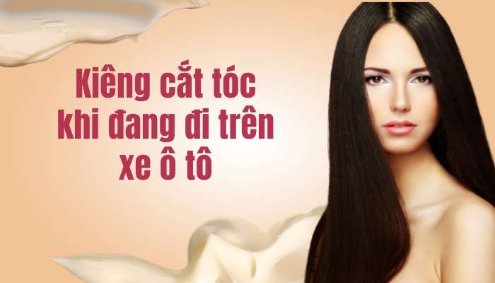 Tránh cắt tóc khi lái xe