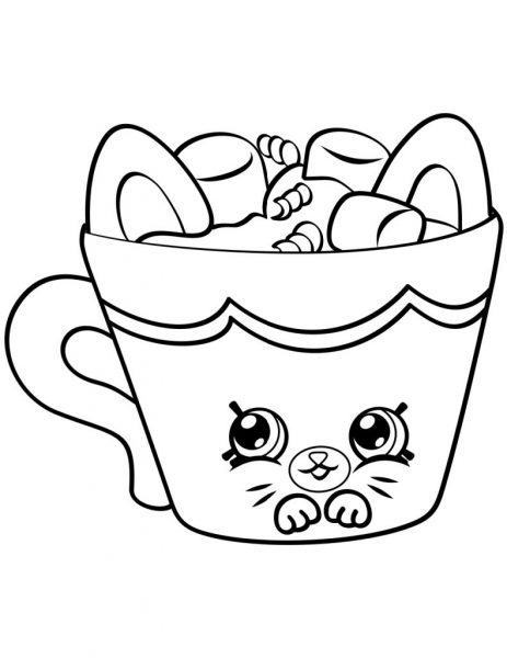 Hình minh họa ấm trà và nước uống