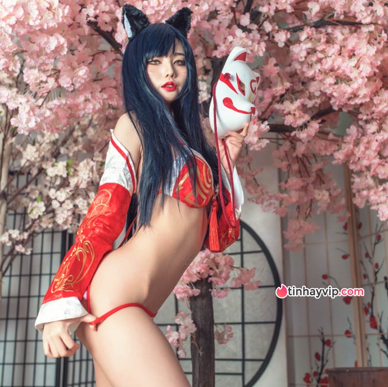 Cosplay Ahri Liên Minh Huyền Thoại 18+ 3