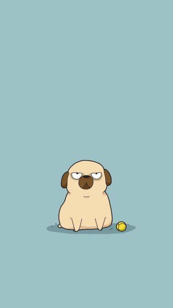hình ảnh con chó dễ thương, hình ảnh con chó chibi và quả bóng tennis