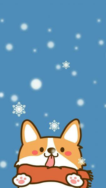 hình ảnh con chó dễ thương, hình ảnh con chó chibi và bông tuyết