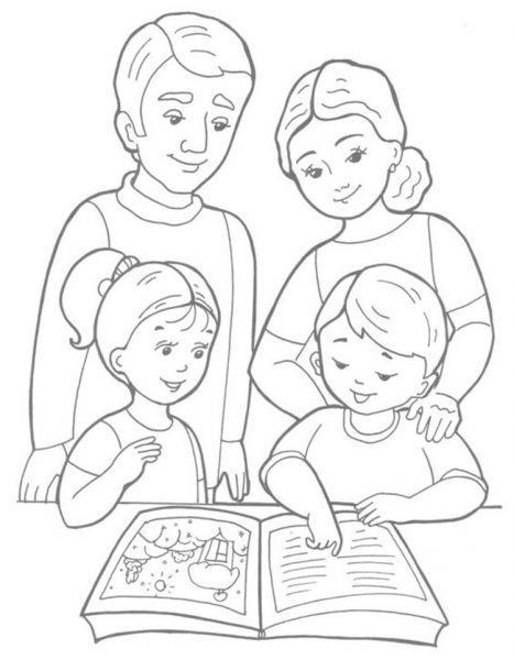 Vẽ dễ dàng cho một gia đình 4 người