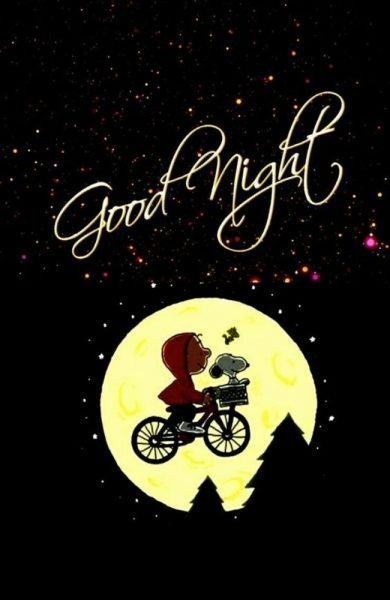 chúc ngủ ngon hình ảnh xe đạp trên mặt trăng