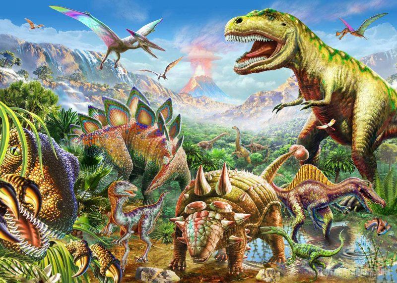 Hình ảnh thực tế của khủng long
