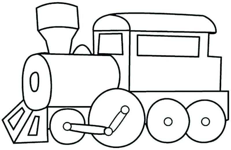 Tranh tô màu tàu hỏa Thomas và những người bạn  YeuTreNet