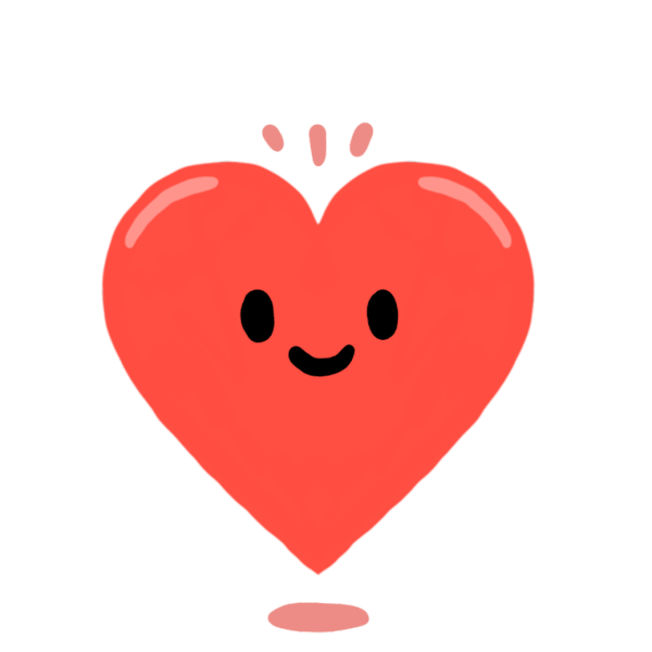 hoạt hình trái tim tình yêu đẹp