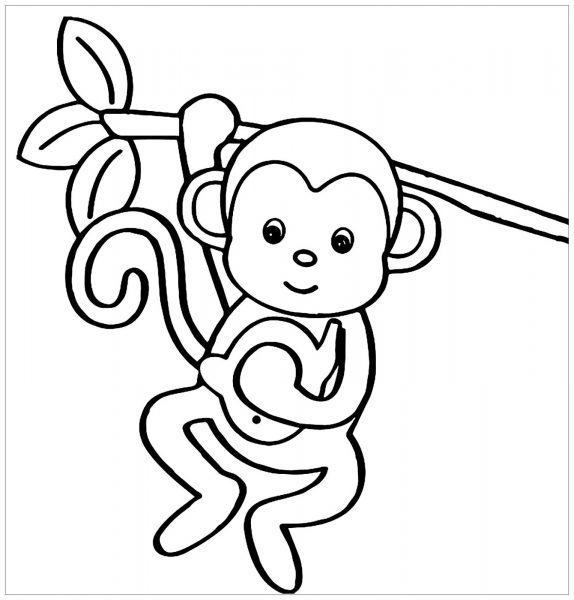 Phim hoạt hình khỉ một tay cầm cây