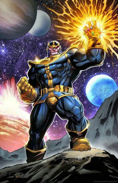 Hình ảnh Thanos phô diễn sức mạnh