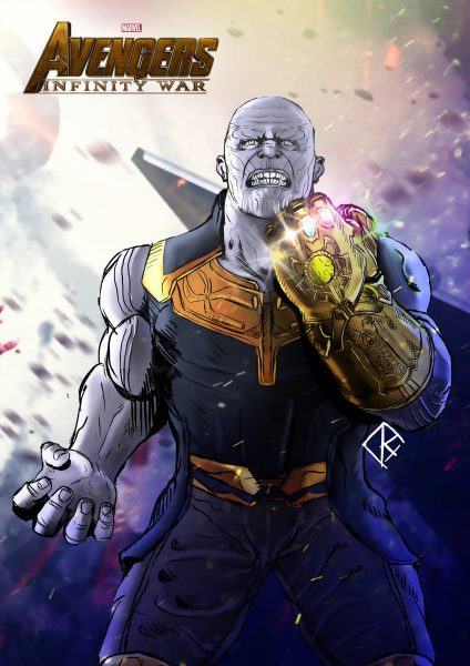 Một hình ảnh cực đẹp về nhân vật phản diện Thanos