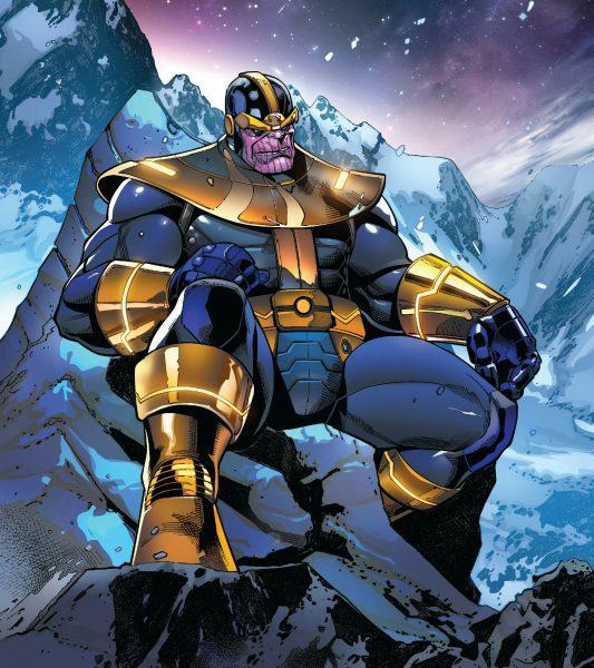 Hình ảnh Thanos ngồi trên núi