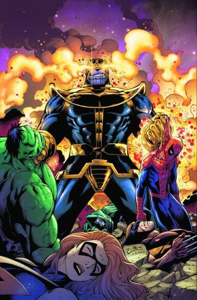 Hình ảnh các anh hùng đánh bại Thanos