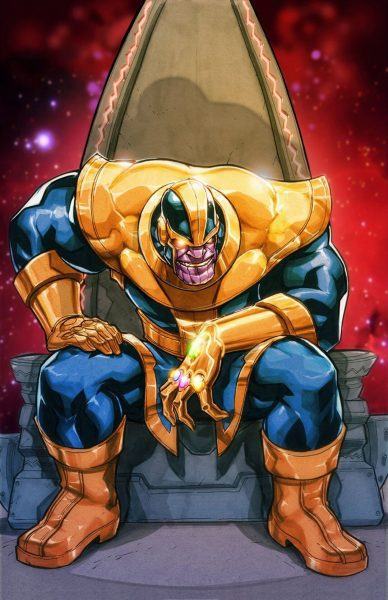Hình ảnh chiếc bút của Thanos trên ngai vàng