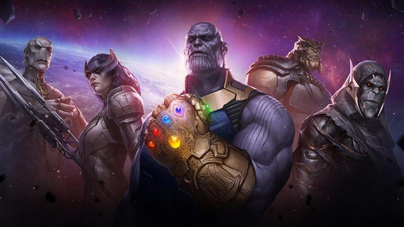 Hình ảnh Thanos là một đám phản diện