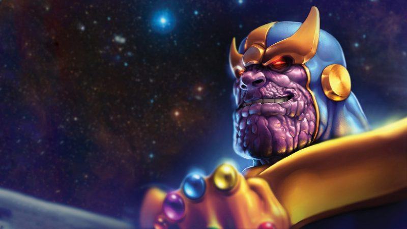 Hình ảnh của Thanos trong thiên hà