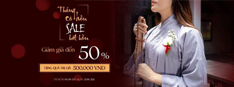 Banner sale tháng cô hồn