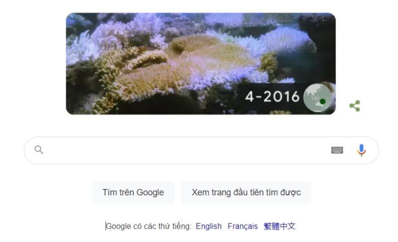 Biến đổi khí hậu trên Google Doodle: 1 Top Google ngày 22/4 tại Việt Nam