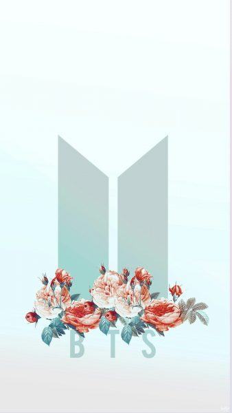 logo bts là hoa mẫu đơn