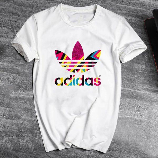 Áo thun adidas họa tiết nhiệt đới