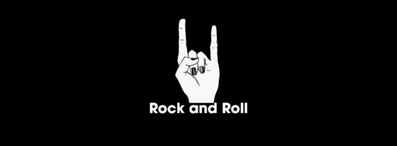 ảnh bìa đen trắng rock and roll