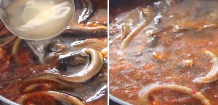 cách nấu súp lươn 10