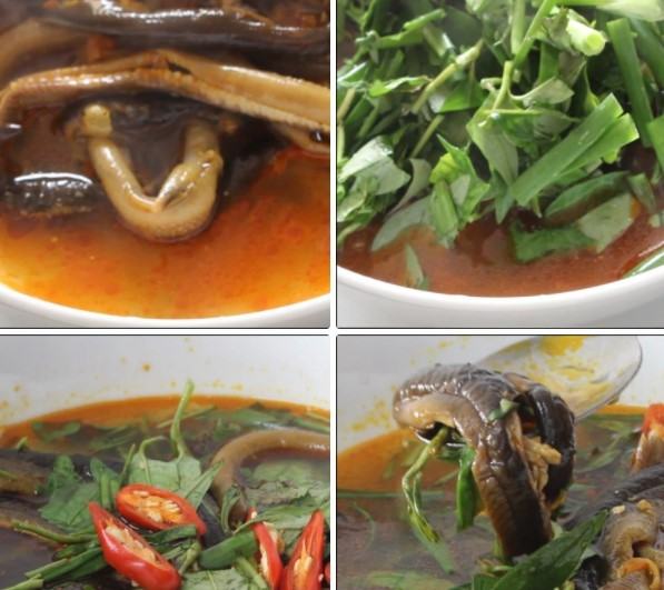 cách nấu súp lươn 11