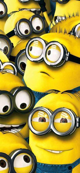 hình nền minion với nhiều sắc thái biểu cảm