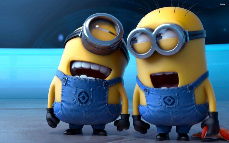 hình nền minion cùng cười