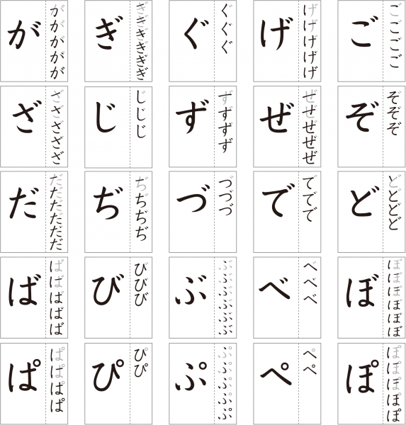 Bảng chữ cái hiragana đơn giản nhất
