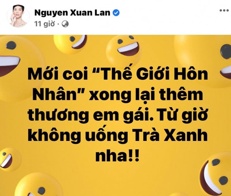 Xuân Lan lên tiếng