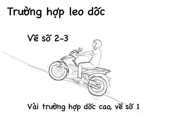 Bạn có thể sang số như thế nào để xe máy không bị rung lắc?