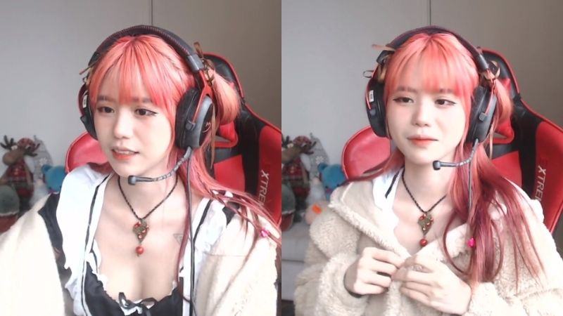 Nữ streamer có fan "chơi khăm" Kéo áo sơ mi của bạn lần đầu tiên bạn mặc nó