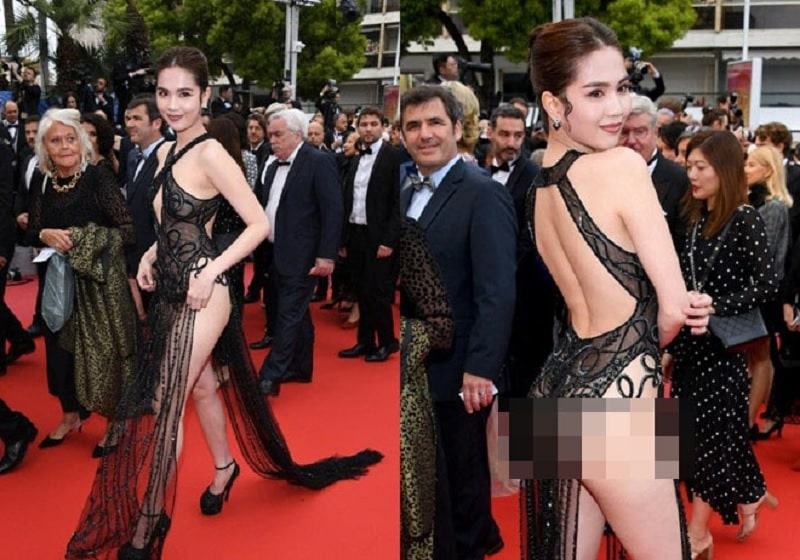 Cannes 2021 có nhiều mỹ nhân ăn mặc hở hang để gây chú ý, như Ngọc Trinh tại Cannes 2019.